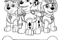 marshall from paw patrol coloring pages