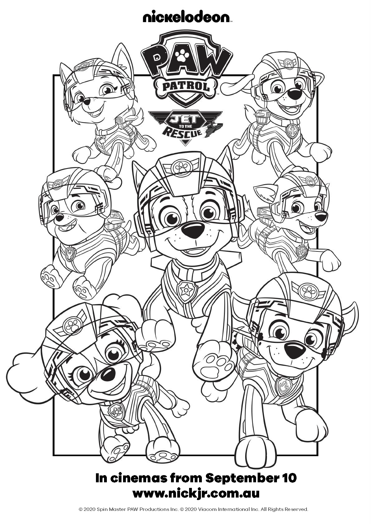 paw patrol movie coloring pages liberty