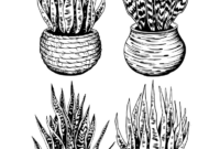 houseplant coloring pages