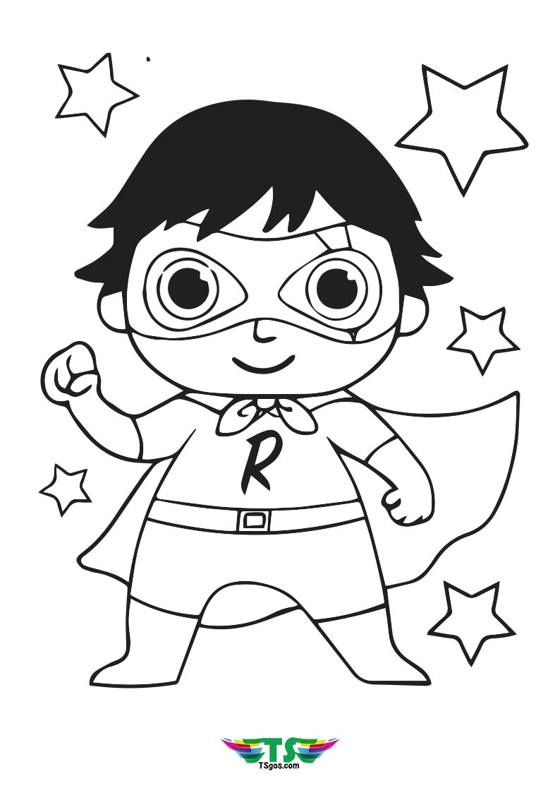 ryan toysreview ryan 039 s world coloring pages