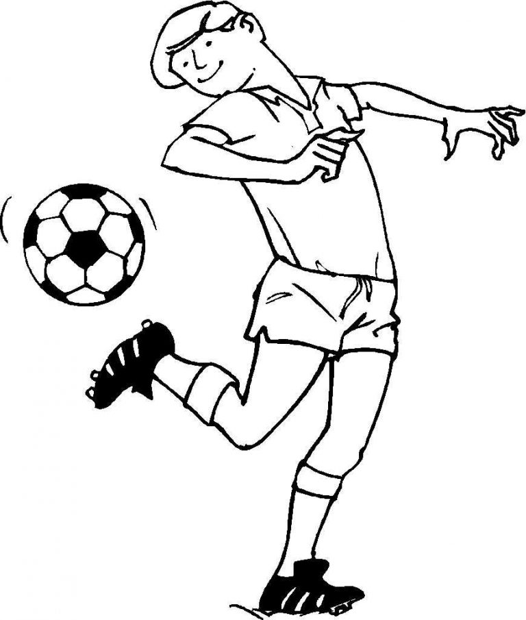 Free Printable Soccer Coloring Pages For Kids