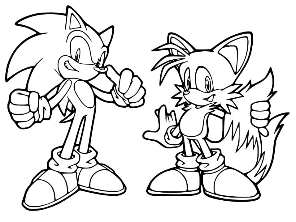 tails coloring pages printable