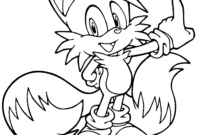 tails coloring pages sonic