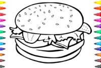 cheeseburger coloring pages