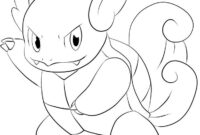 wartortle coloring page