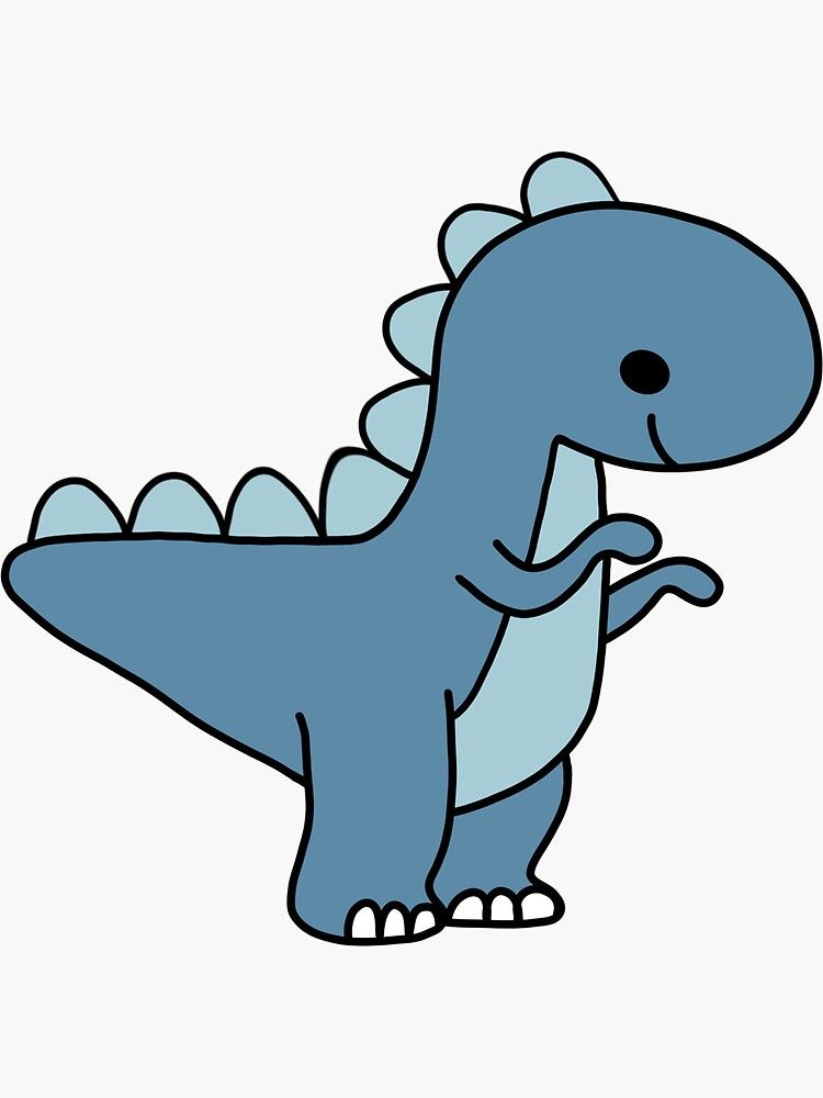 Dino Sticker von Sophieslens | Zeichnung dinosaurier, Niedliche