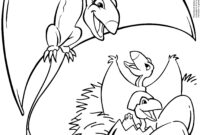 pterodactyl coloring page