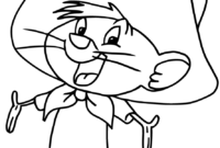 speedy gonzales coloring pages