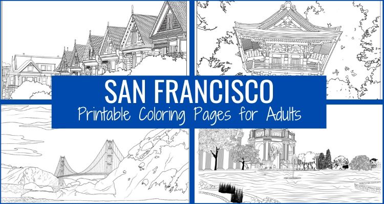 san francisco coloring pages