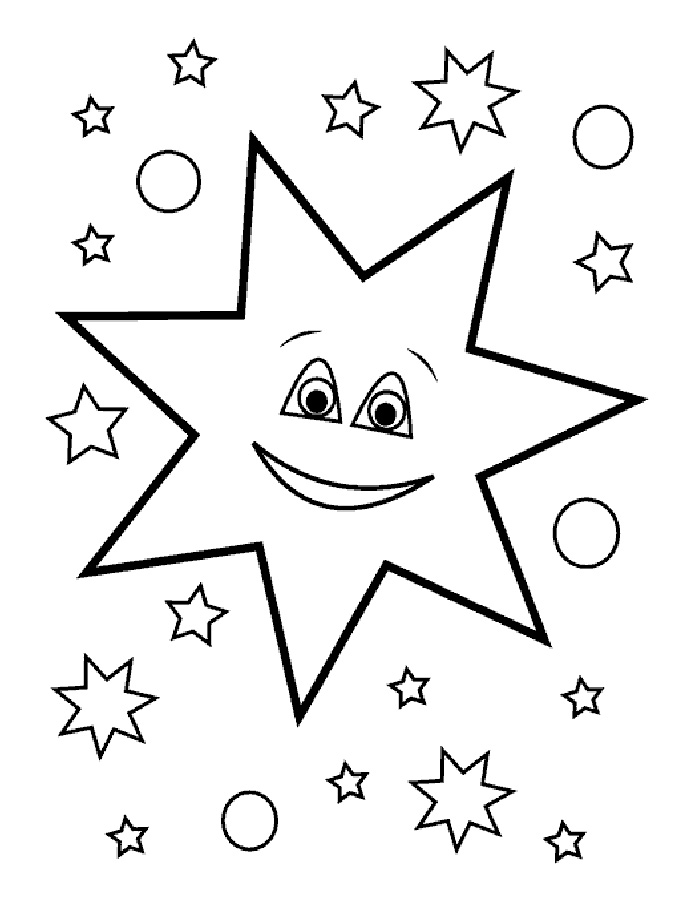 star coloring pages