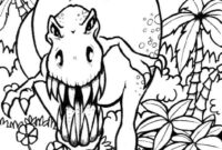 coloriage dinosaures en ligne gratuit a imprimer