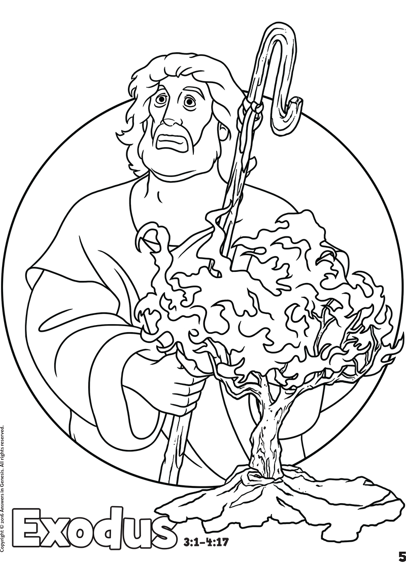 exodus coloring pages