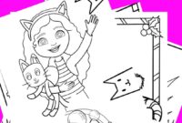 kitty fairy gabby 039 s dollhouse coloring pages