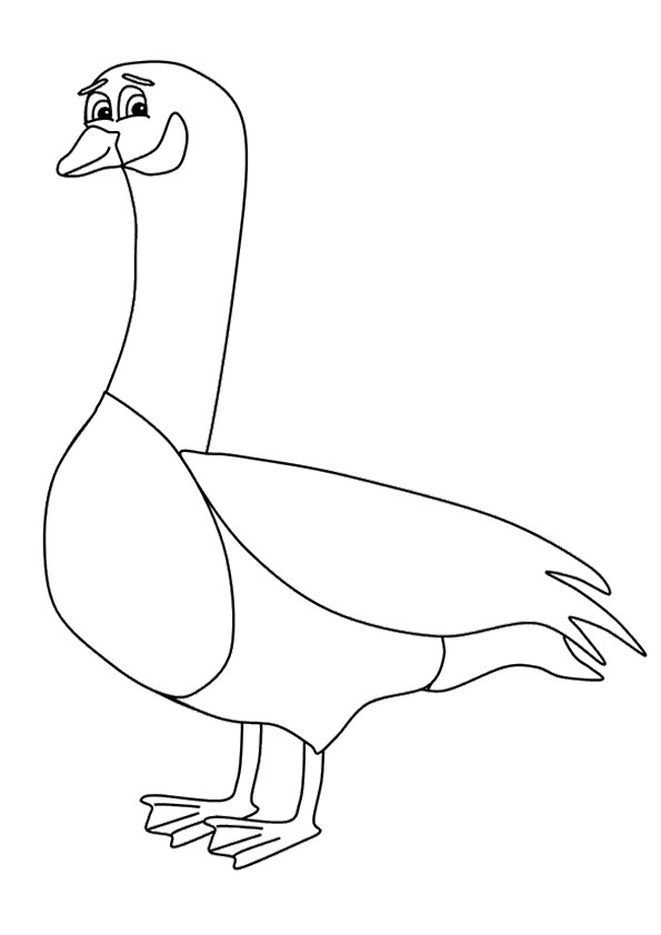 goose coloring pages