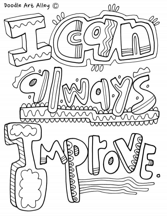 growth mindset coloring pages free