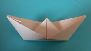 origami schiff falten