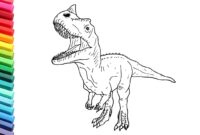 ceratosaurus coloring page