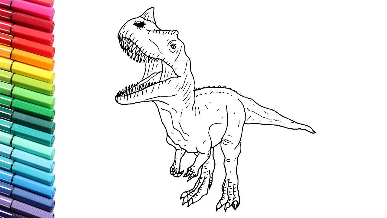 ceratosaurus coloring page