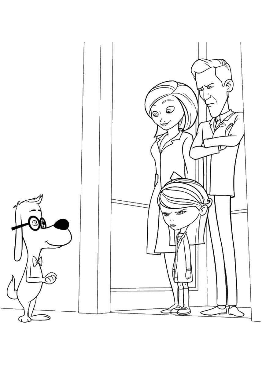 mr peabody and sherman coloring pages