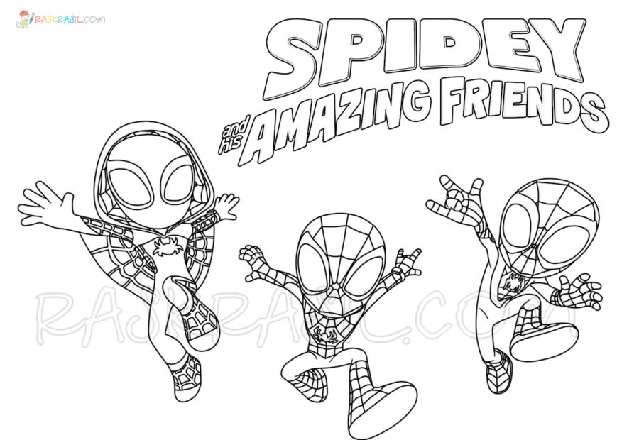 spidey coloring pages free printable