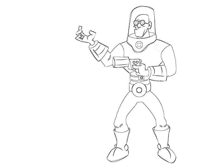 mr freeze coloring pages