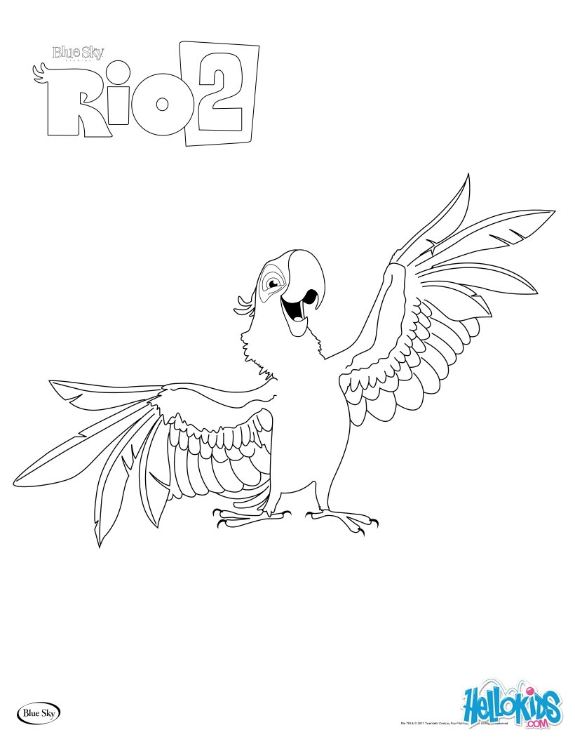 rio 2 coloring pages