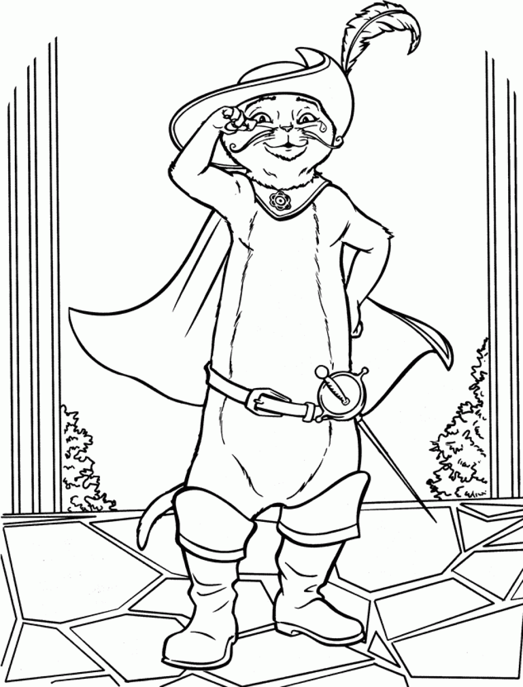 shrek 2 coloring pages