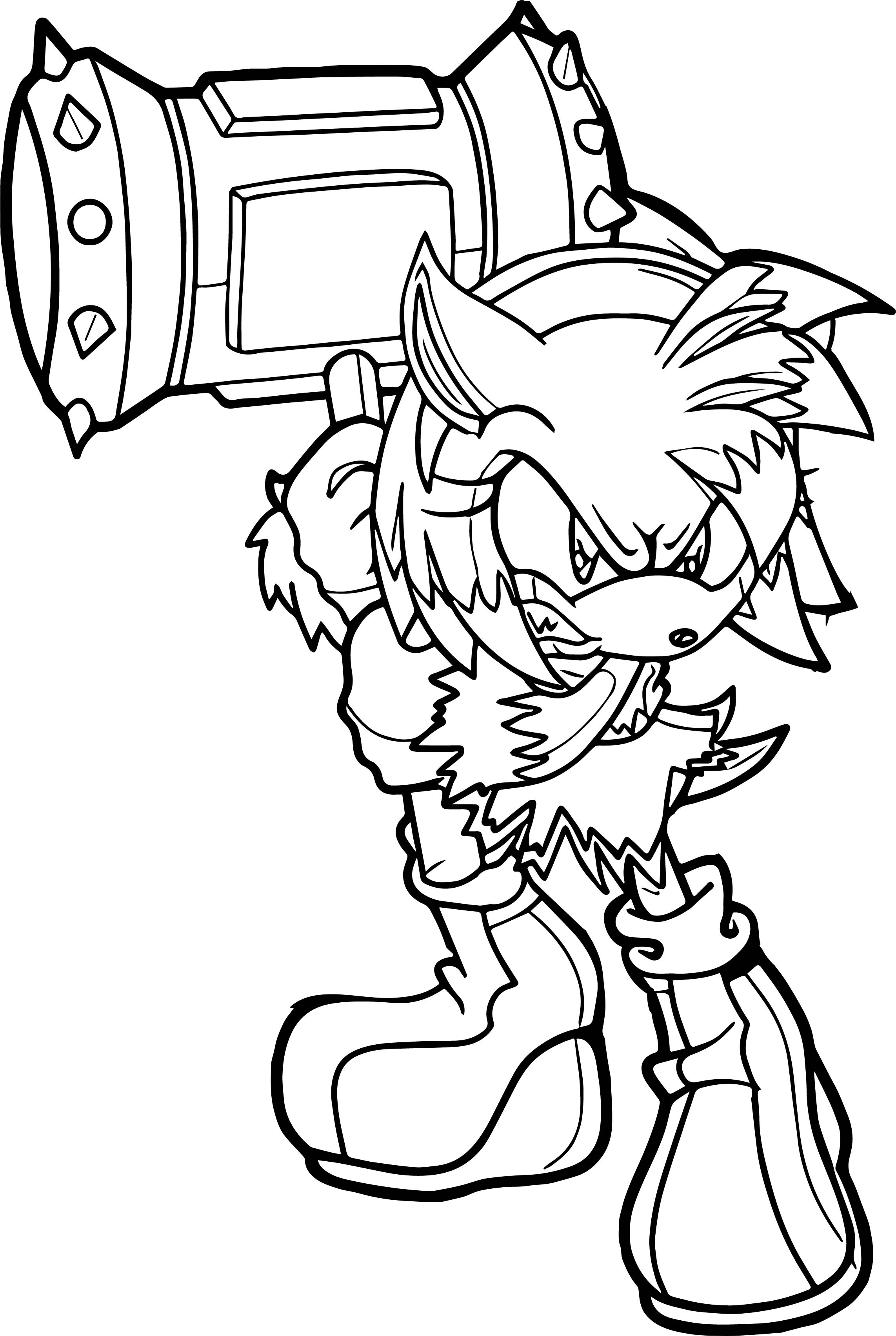 Sonic Amy Coloring Pages at GetDrawings | Free download