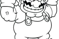 super mario 3d world coloring page