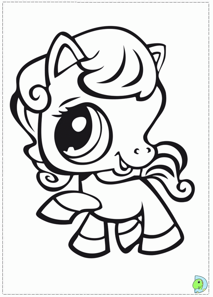 littlest pet shop coloring page