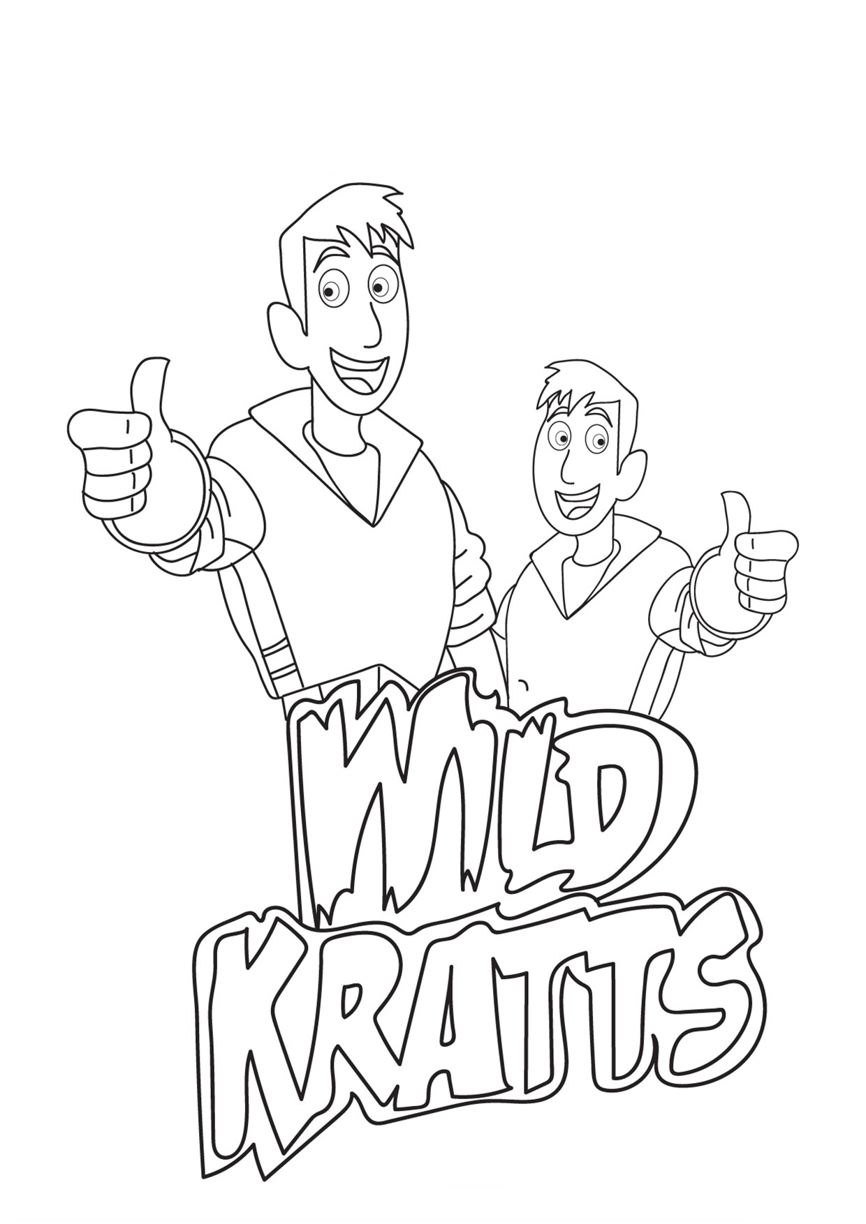 wildkratts coloring pages