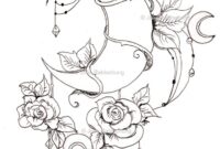 realistic moon coloring pages