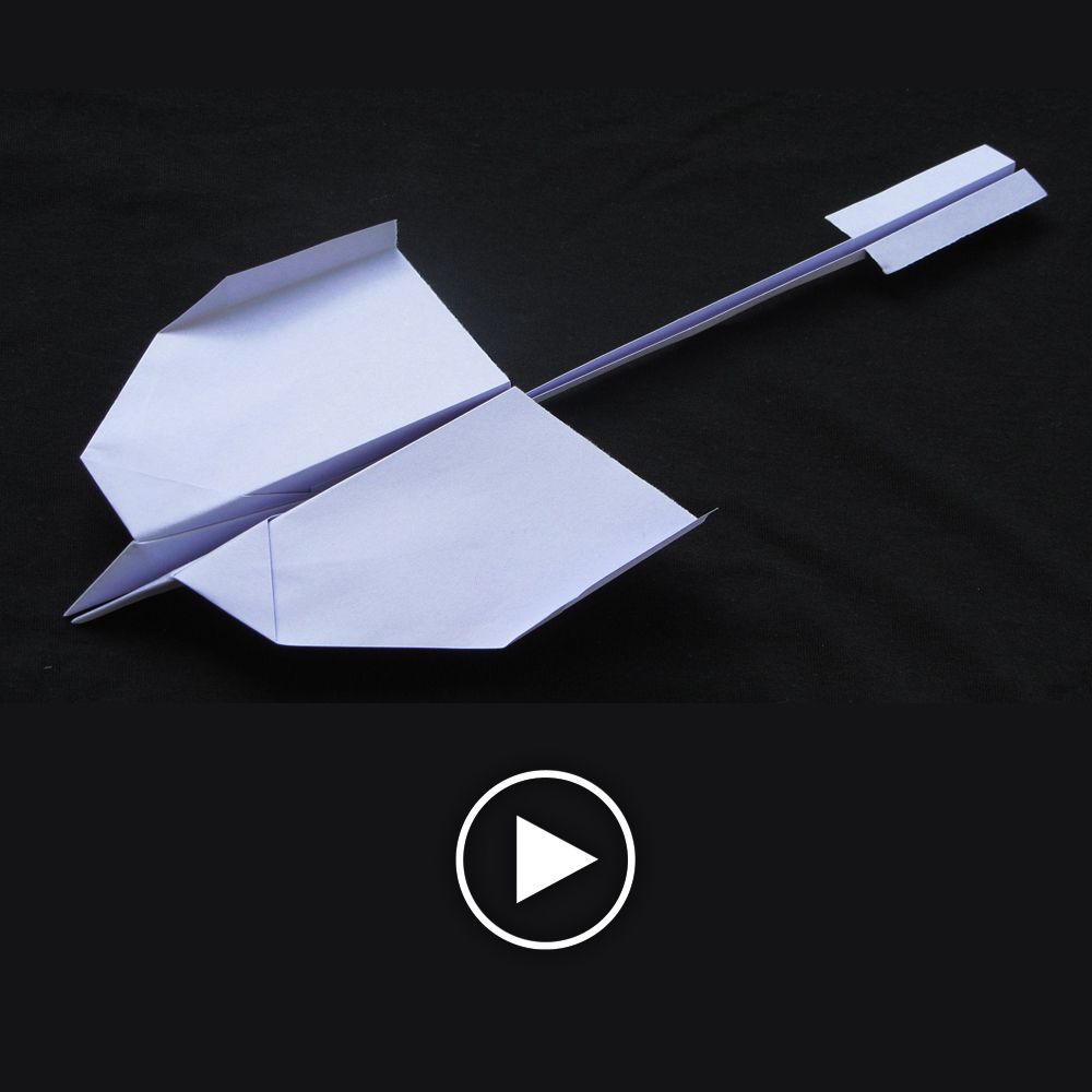 How to make a Paper Airplane that Flies Far | Make a paper airplane