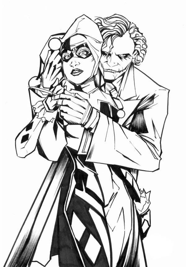 joker coloring pages for adults