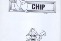 chip n dale rescue rangers coloring pages