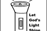 light of the world coloring page