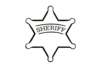 sheriff badge coloring page