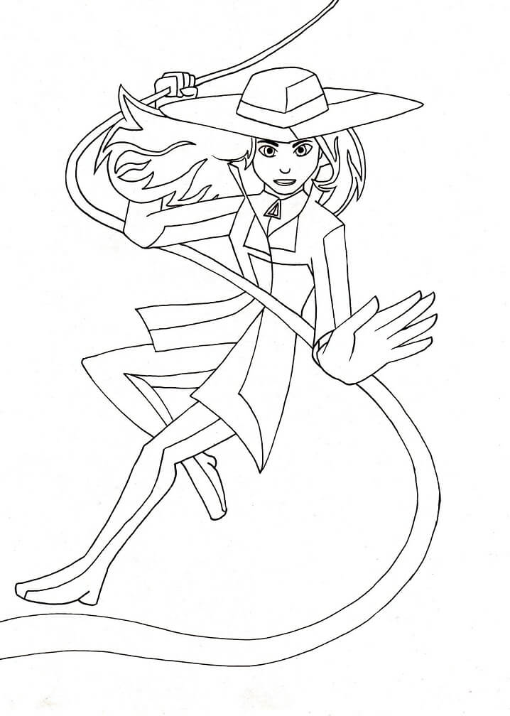 carmen sandiego coloring page