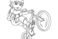 bmx coloring page