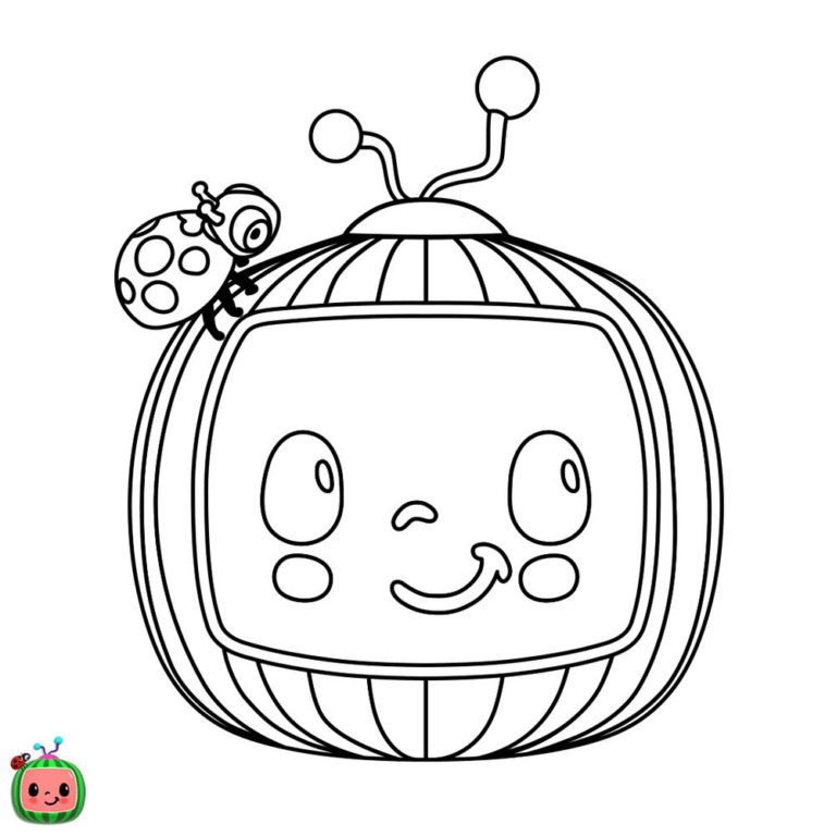 coloring page cocomelon