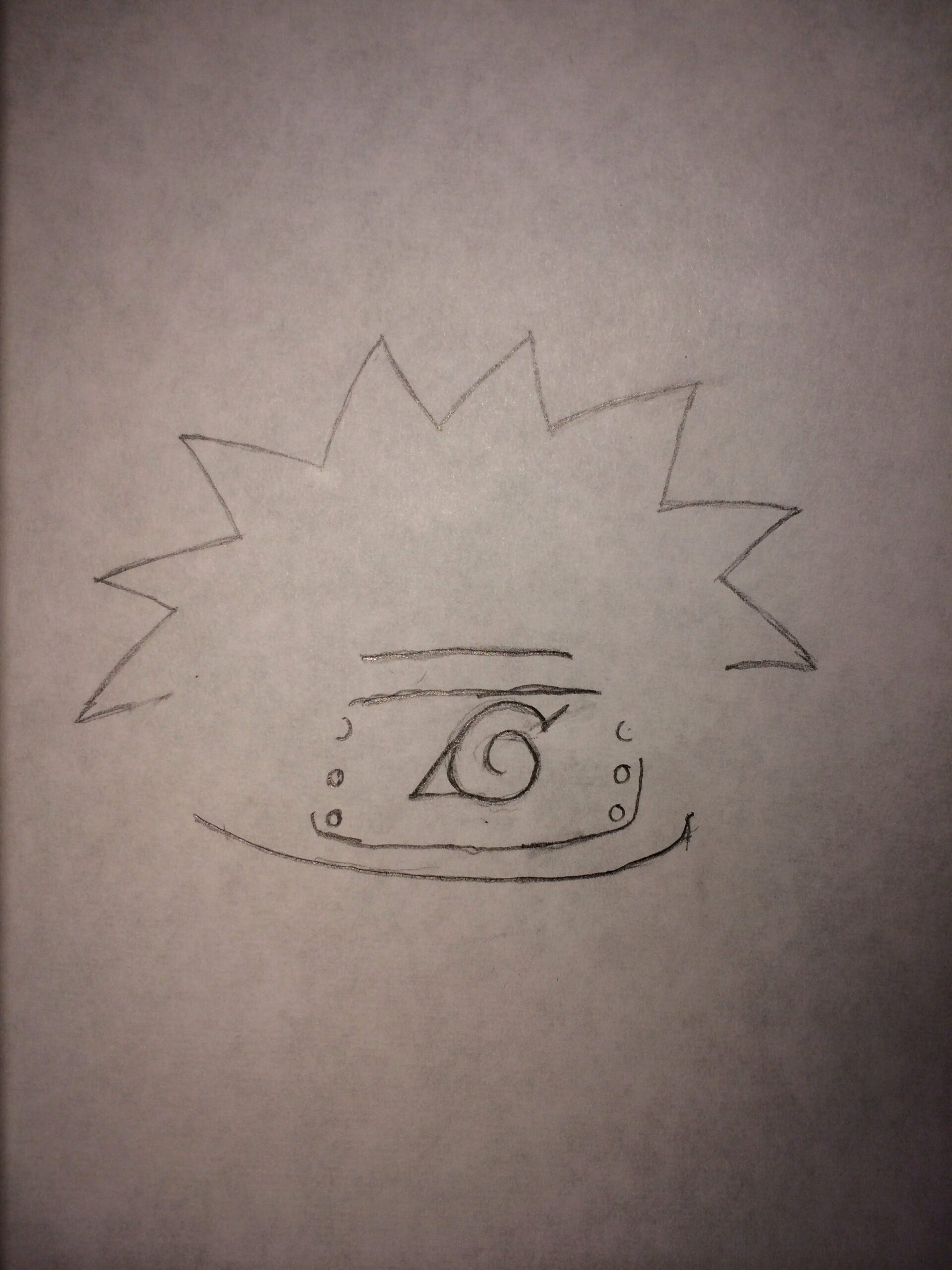 naruto headband coloring page