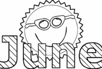 june coloring pages free printable