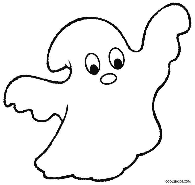 ghost printable coloring pages