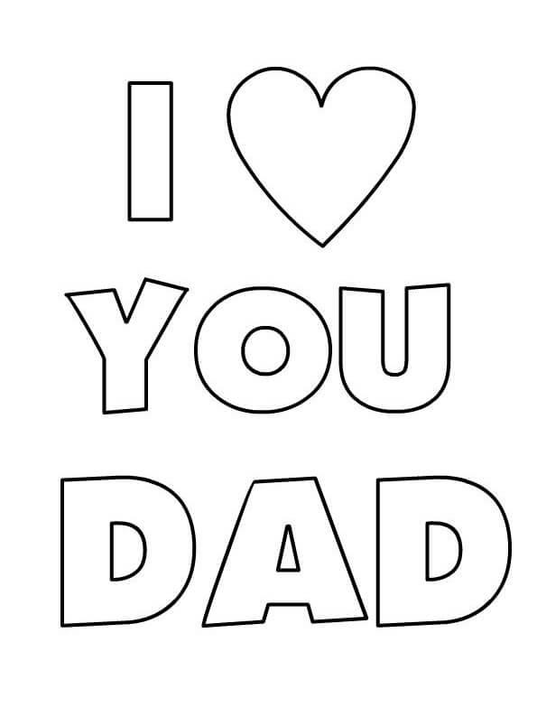 World's Best Dad 1 Coloring Page - Free Printable Coloring Pages for Kids