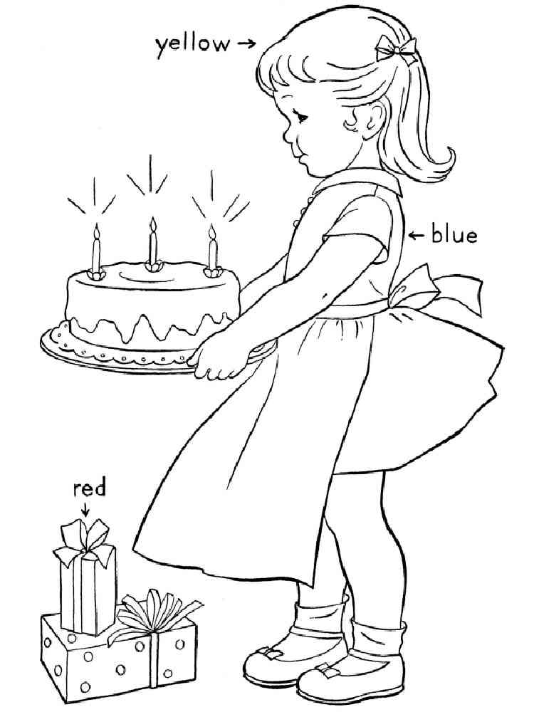 learning colors coloring pages