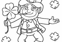 leprechaun free coloring pages