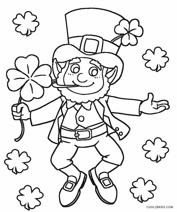 leprechaun free coloring pages