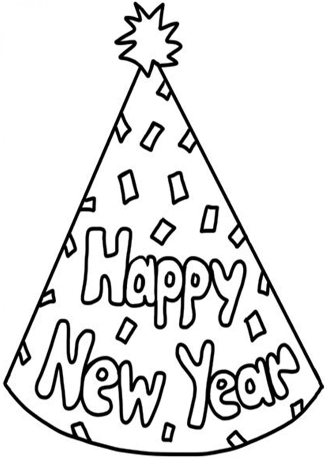 free printable new year coloring pages