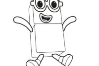 numberblocks 2 coloring pages