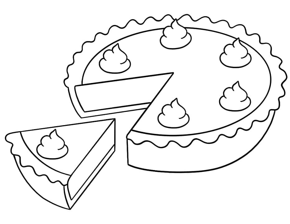 pumpkin pie coloring pages